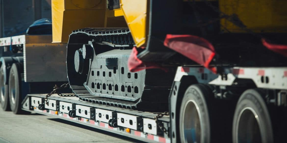 transportowanie maszyny budowlanej